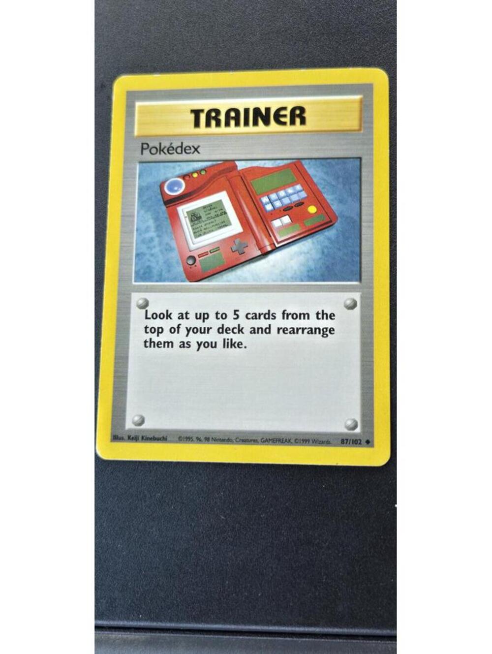 Pokemon Trainer Pokédex Card